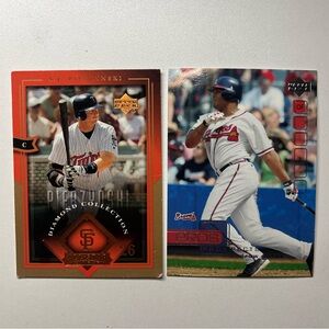 Baseball Trading Card Set - AJ Pierzynski and Andruw Jones